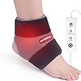 Comfheat Heated Ankle Wrap for Ankle Arthritis Pain Relief, USB Ankle Heating Pad with 3 Heat Settings, Auto Shut Off, Heat Therapy for Sprains, Strains, Post-Surgical, 1 Pack