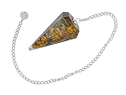 Tiger Eye Orgone Crystal Pendulums for Divination