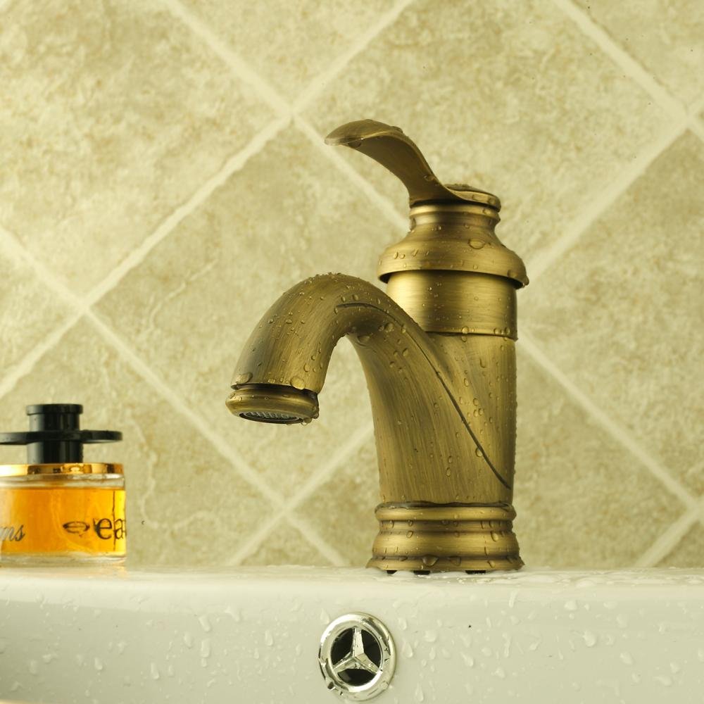 Lonfenner Grifo Occidental Vintage Antiguo Cobre Cepillado Bronce