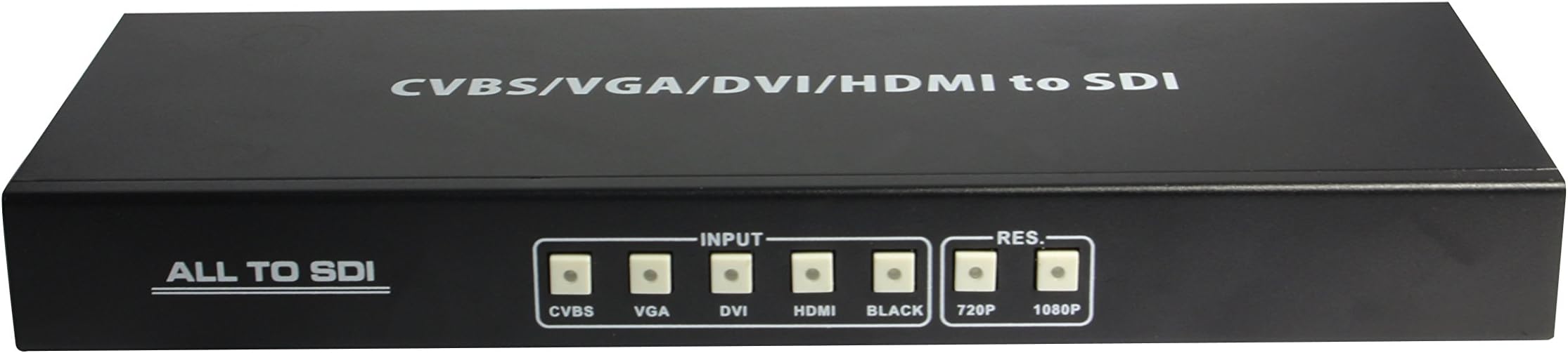 Shemya HDMI/DVI/VGA/CVBS to SDI Scaler Converter Amplifier 1080P 60Hz Scales Composite Video Input Signal to The HD-SDI or 3G-SDI Output Signals Extender up to 100 Meters (3G-SDI)