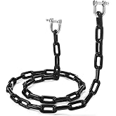 MorningRo PVC Coated Boat Anchor Chain 1/4 Inch x 4ft/ 5ft/ 6ft/ 7ft | Vinyl Coated Resists Rust, Stainless Steel Shackle Included, Protects Boat Hull Paint, Easy Coiling for Compact Storage