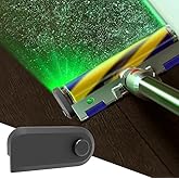 Rechargeable Vacuum Dust Display Light with Laser/Green LED Lamp, Universal Attachment, Reveals Micro Dust and Pet Hair Dog C
