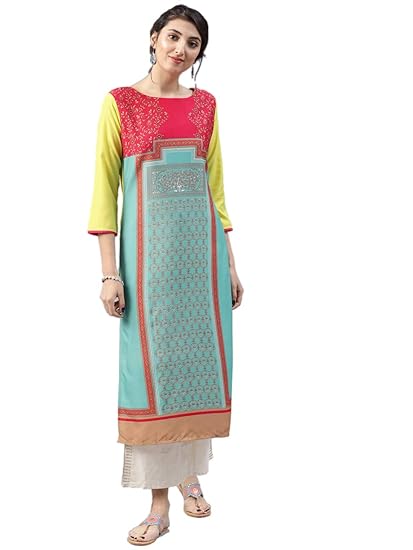 Women's Crepe a-line Kurta