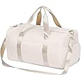 MABROUC Duffle Bag For Women, Sports Duffel Bag for Gym with Wet Pocket & Shoe Compartment, Overnight Weekender Travel Bag