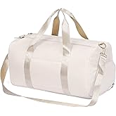 MABROUC Duffle Bag For Women, Sports Duffel Bag for Gym with Wet Pocket & Shoe Compartment, Overnight Weekender Travel Bag