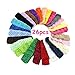 K-Musculo Little Mouse Assorted Color Girl Headbands with Bows or Flower/Cute Head Band Hair Bow Crystal Flower/Bow Skinny Headbands (Assorted Color 26 Crochet Headband)