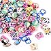 2500pcs Nail Art Soft Ceramics 3D Pattern Slices Fimo Nail Slices Cellphone Decoration, Assorted Color, Assorted Patterns