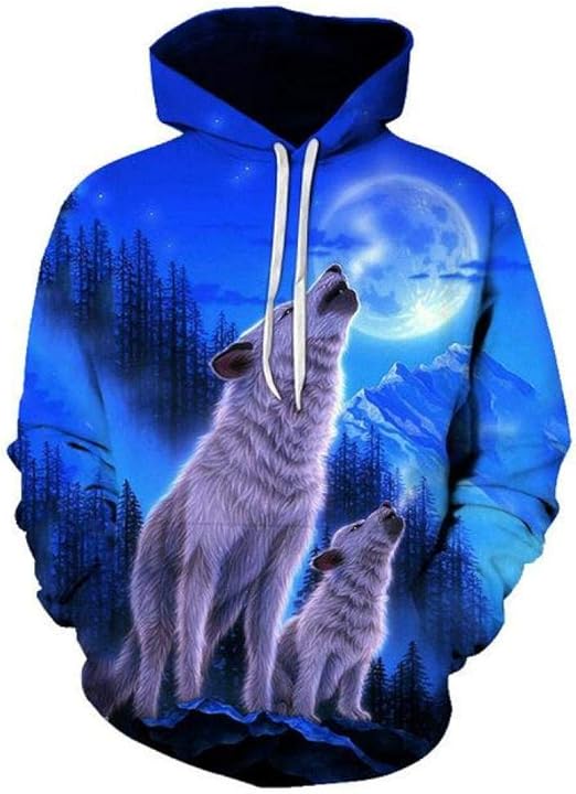wolf hoodie amazon