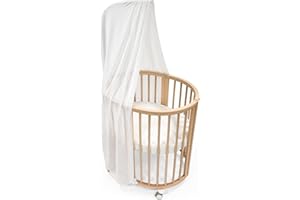 Stokke Sleepi Canopy, White - Create a Cozy, Calm Environment for Baby - Easy to Assemble - Lightweight Fabric - Compatible w