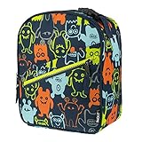 PackIt Freezable Upright Lunch Box, Monsters 2.0