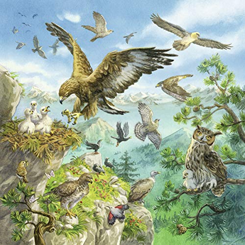 Ravensburger Kinderpuzzle - 08050 Tiere in ihren Lebensräumen - Puzzle für Kinder ab 5 Jahren, mit 3x49 Teilen – Bild 5