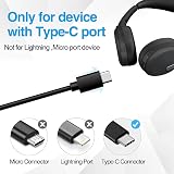 Aiivioll USB C Charger Cable for Jabra Elite 75t 85t 7 Pro 85h 45h Evolve2 85 view 5