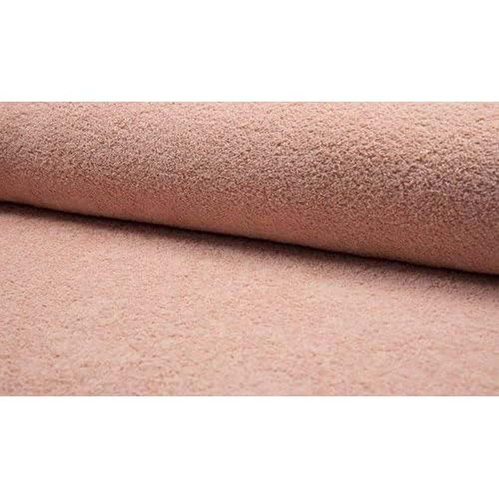 Double Sided Cotton Terry Towelling Fabric Material-Salmon, 1Mtr 150cmx100cm — image 1