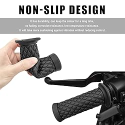 Gasedin 2 PCS Motorcycle Hand Grips, 7.8" Anti-Slip