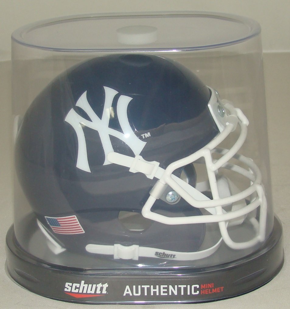 Schutt New York Yankees Mini Football Helmet Sports Souvenirs Fan Shop