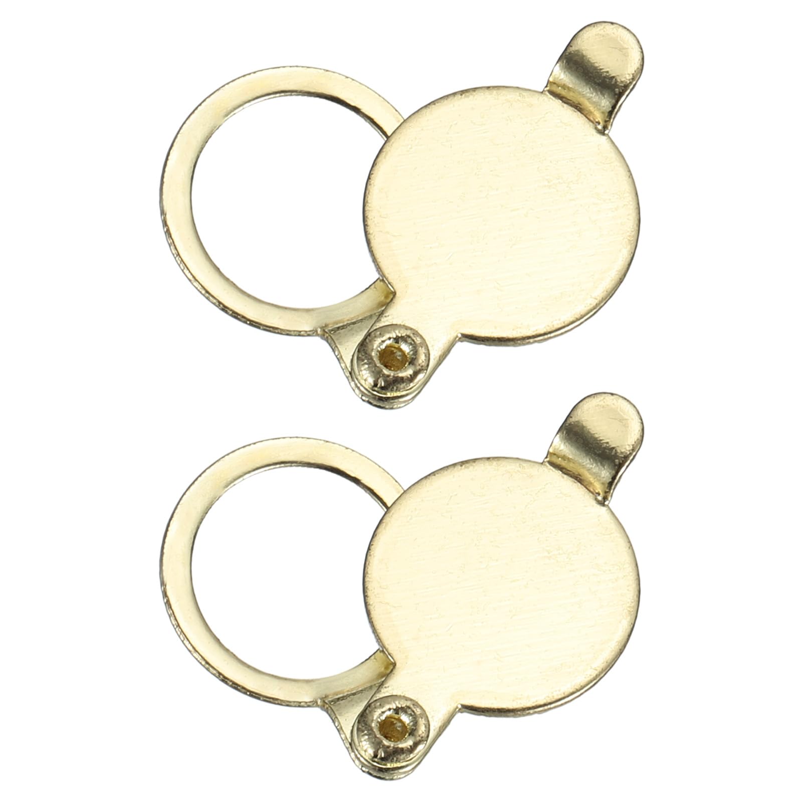 PATIKIL 1/2" Peephole Cover,Door Peephole Protector Privacy Door Viewer Cover for Home Security Apartment Hotel,Imitation Gold 2pcs