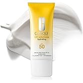 Clinique UV Solutions Sunscreen Broad Spectrum SPF 50 With Antioxidants | In Mattifying & Hydrating Formulas | No White Cast | Safe For Sensitive Skin, 1.3 Fl Oz