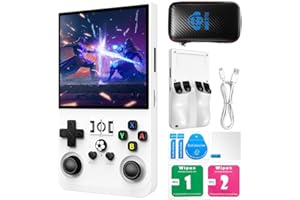 R36S Max Handheld Retro Gaming Console, 4.0" HD IPS Screen, 64-Bit Processor, 4000mAh Battery, 15,000+ Pre-Installed Games, P