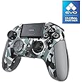 Nacon Revolution 5 Pro Officially Licensed PlayStation Wireless Gaming Controller for PS5 / PS4 / PC - Hall Effect, Trigger Stops, Mappable Buttons, Bluetooth Audio - Arctic Camo