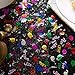 Happy Birthday Confetti Metallic Foil Balloon Ribbon Multicolor Sequins, Sprinkling Birthday Party Decoration Table Wedding Baby Shower Party Decorations, DIY Handmade Art Production - 2 oz / 60 g