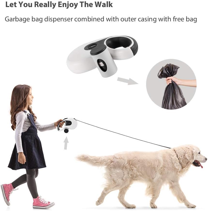 dog leash retractable cord