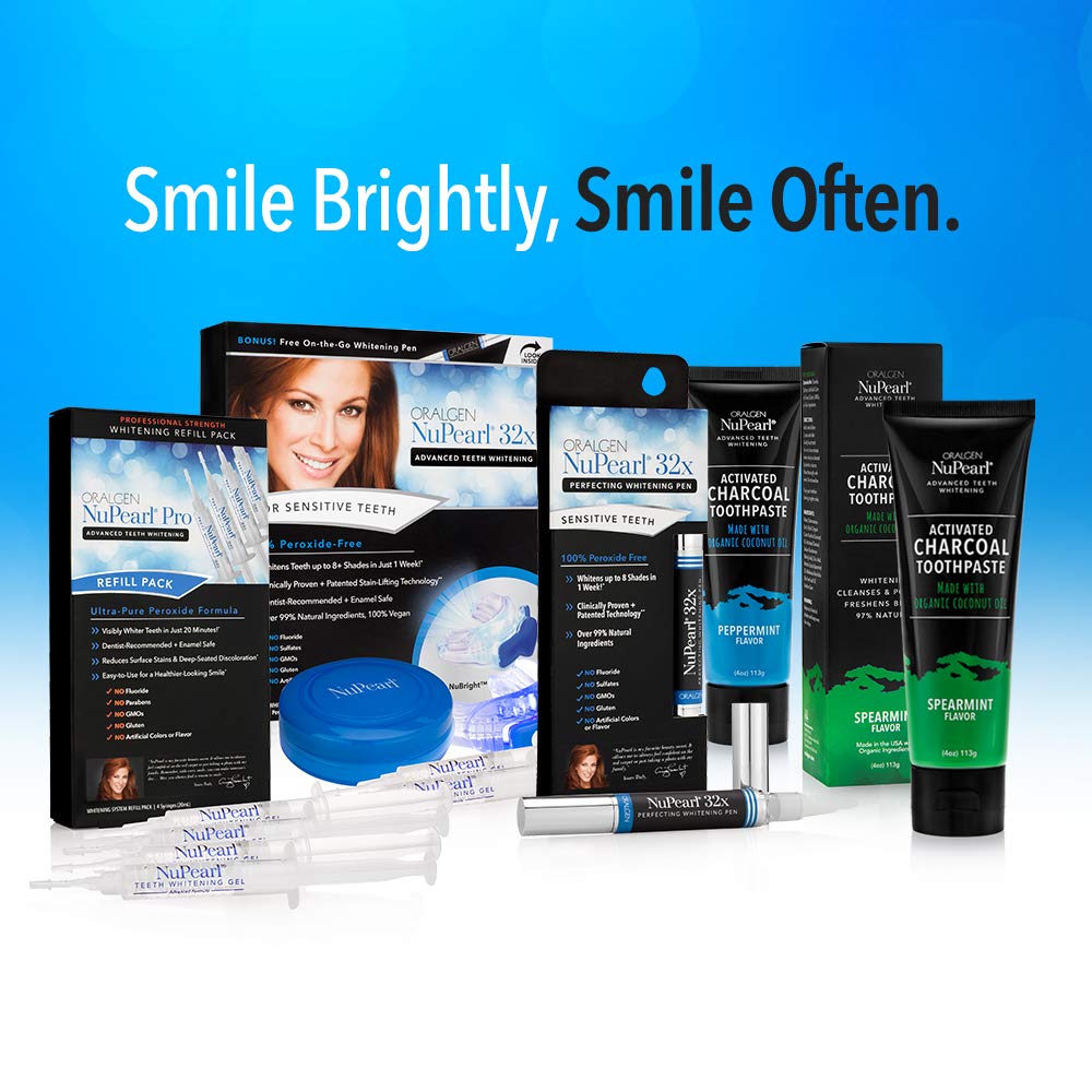 New Oralgen nupearl 32x advanced teeth whitening Kit with ...