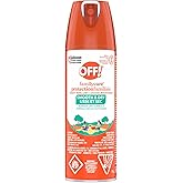 OFF! FamilyCare Mosquito & Insect Repellent Spray, Power Dry Formula, 15% DEET Bug Spray for Camping & Outdoors, 170g (Packag