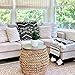 Mkono Throw Pillow Cover Macrame Cushion Case (Pillow Inserts Not Included) Set of 2 Decorative Cover for Bed Sofa Couch Bench Boho Home Decor,17 Inches