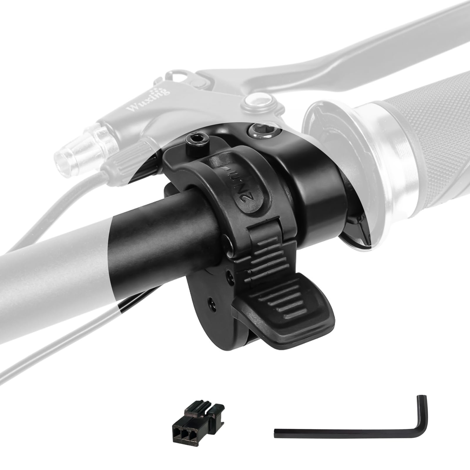 Electric Throttle 300X Thumb Throttle for 7/8inch 22mm Left and Right Handlebars 12v 24v 36v 48v 60v 72v Electric E-Bikes (SM Plug)