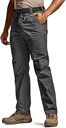 CQR Men's Utility Flex Cargo Pants, Classic-Fit