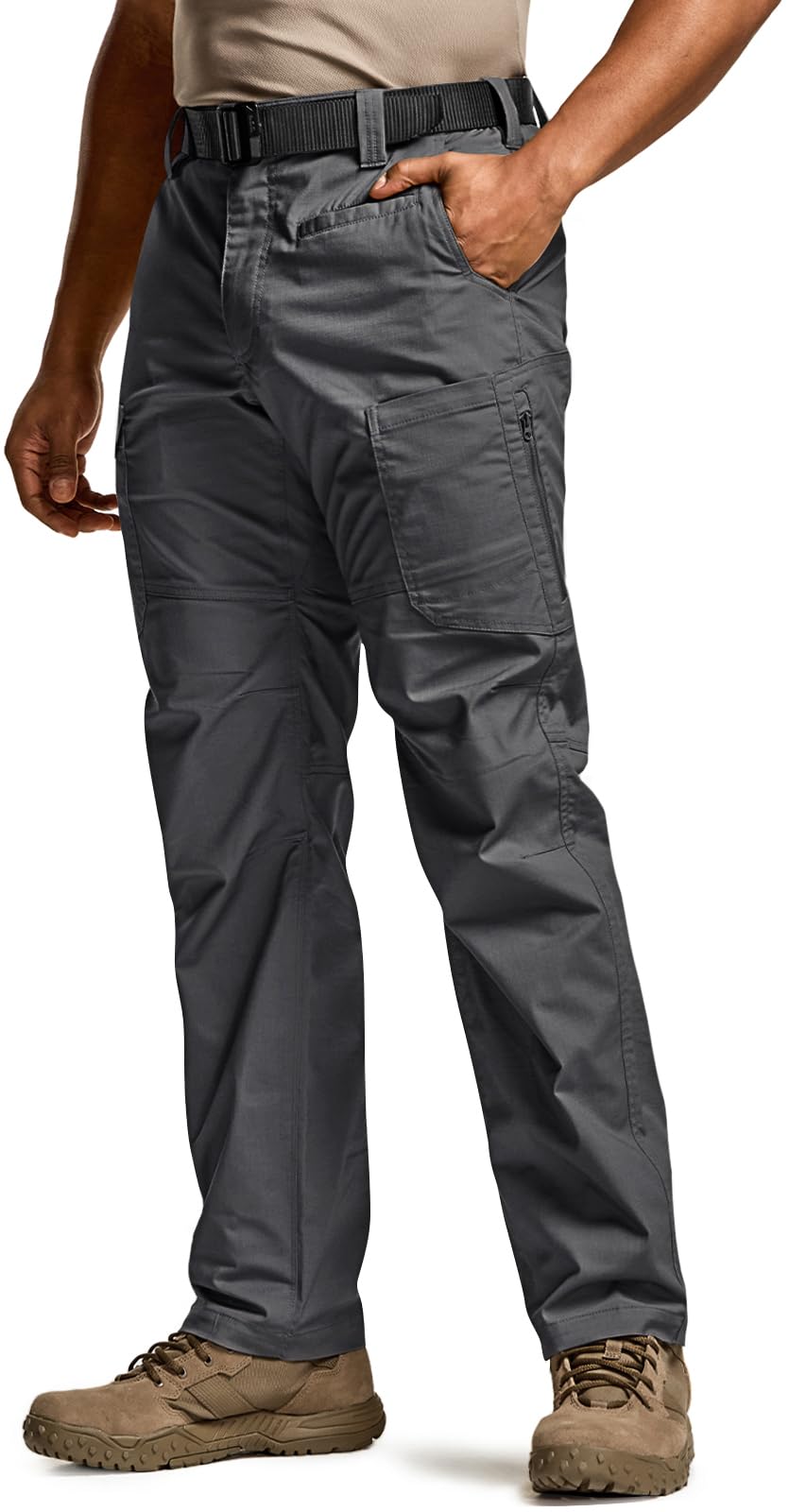 CQR Men's Utility Flex Cargo Pants, Classic-Fit
