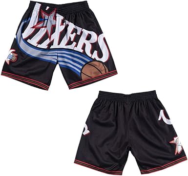 sixers big face shorts