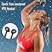 LIUHE Wireless Sports Earbuds Bluetooth 5.0 True Stereo Earbuds,Mini Sweatproof Earphones Bluetooth Headphones with 1000mAh Charging Case for 40 Hours Extended Playtime (Black)