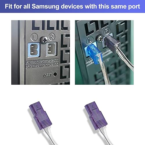 Pack of AH81-02137A A/S Part Speaker Wire Cable for Samsung Rear