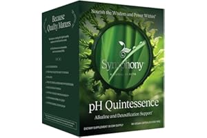 Symphony Natural Health pH Quintessence - 40:1 Alfalfa Concentrate - 90 Vegan Capsules (30 Day Supply) – Alkaline The Body, Balance pH and Support Detox