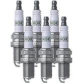 NGK 3764 Iridium Spark Plug BKR6EIX-11 - 6 PCSNEW | Replaces AGPR22P AGPS22P AGSP32P AGPS22P1 MZ602066 22401AA500 1UNA-18-110 BY481-BKR6E JE43-18-110 SAB330NG0611.