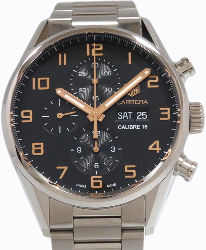 Amazon タグ ホイヤー カレラ キャリバー16 クロノグラフ Cv2a1ab Ba0738 ブラック メンズ 腕時計 並行輸入品 メンズ腕時計 腕時計 通販