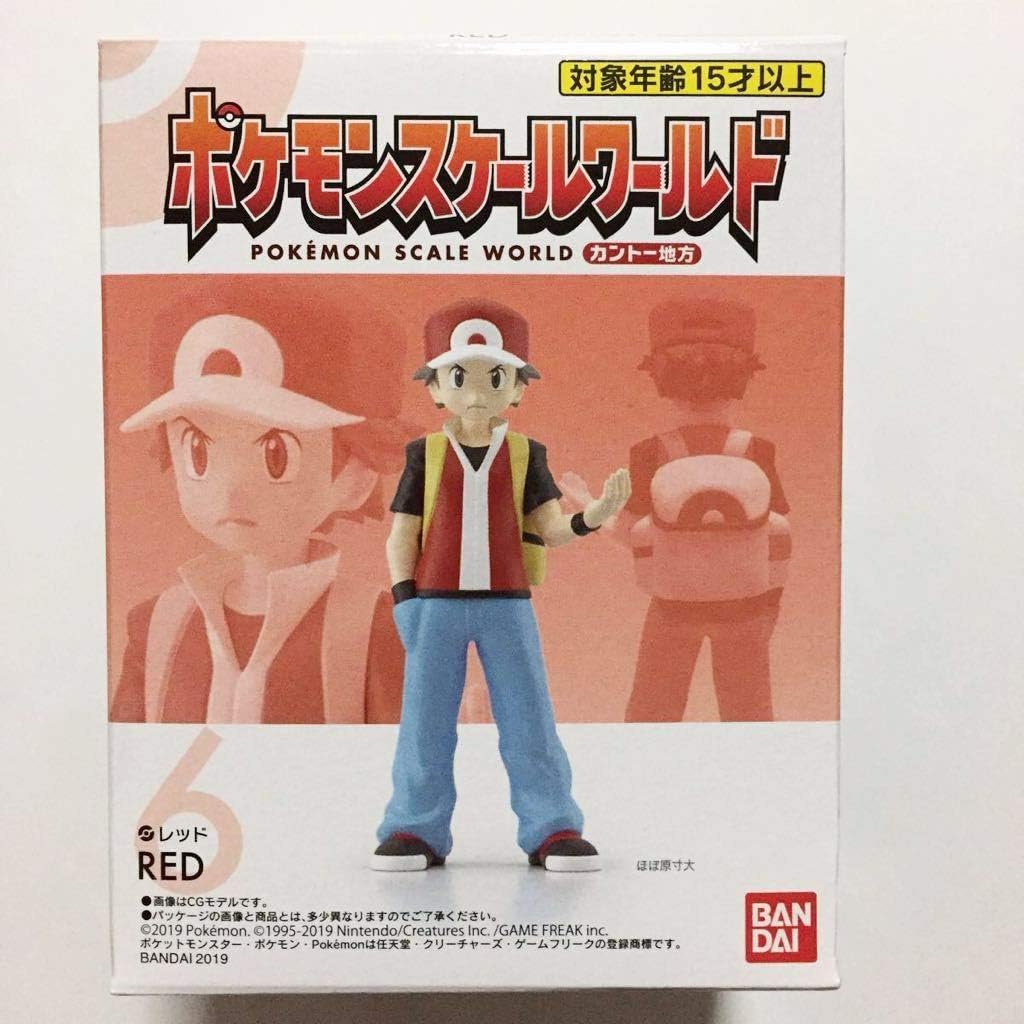 Amazon ポケモンスケールワールド カントー地方 レッド Red バンダイ サトシ 食玩 ポケモン ポケットモンスター おもちゃ ホビー