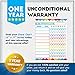 Best Extra Large 13 x 17-inch Dry Erase or Wet Erase Laminated Kids Magnetic Chore Responsibility Chart Planner and Organizer - Perfect for Refrigerators Keep Track of Kids Chores, Tasks, to Do’s
