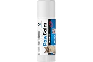PLANOPAWS Lick Safe Cat Paw Balm - 0.15 Oz Paw Balm for Cats - Natural Paw Butter for Cats - Vet Recommended Cat Paw Protection - Paw Wax for Cats - Fix Dry Cracked Paws - Cat Paw Moisturizer Stick - Cat Stuff