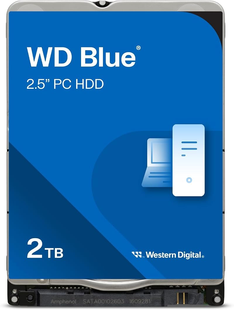 Western Digital 2TB SATA 2.5 inch Hard Drive WD20SPZX Blue