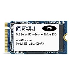 Oyen Digital 4TB M.2 2242 NVMe PCIe 3D TLC SSD