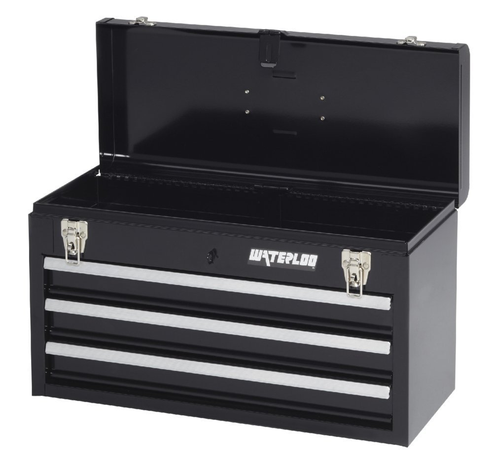 Waterloo Industries Portable Series 3 Drawer Metal Tool Chest