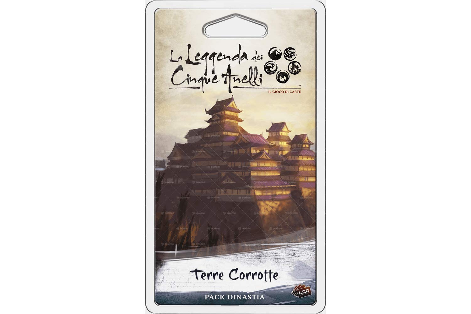 Asmodee Italia-La Leggenda dei Cinque Relli LCG espanre Terre Corrotte Living Card Game, Color, 9114