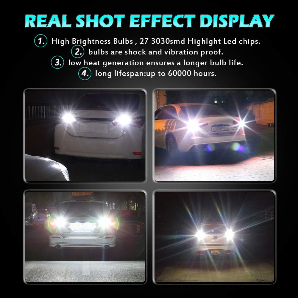 KATUR H8 H11 H9 H16 Japan LED Fog Light Bulbs High Power 3030 Chips Super Bright 2700 Lumens