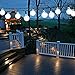 Solar String Lights Outdoor Crystal Ball Waterproof Globe String Lights 31ft 50LED Solar Powered Fairy Lighting for Garden Home Landscape Holiday Decorations White