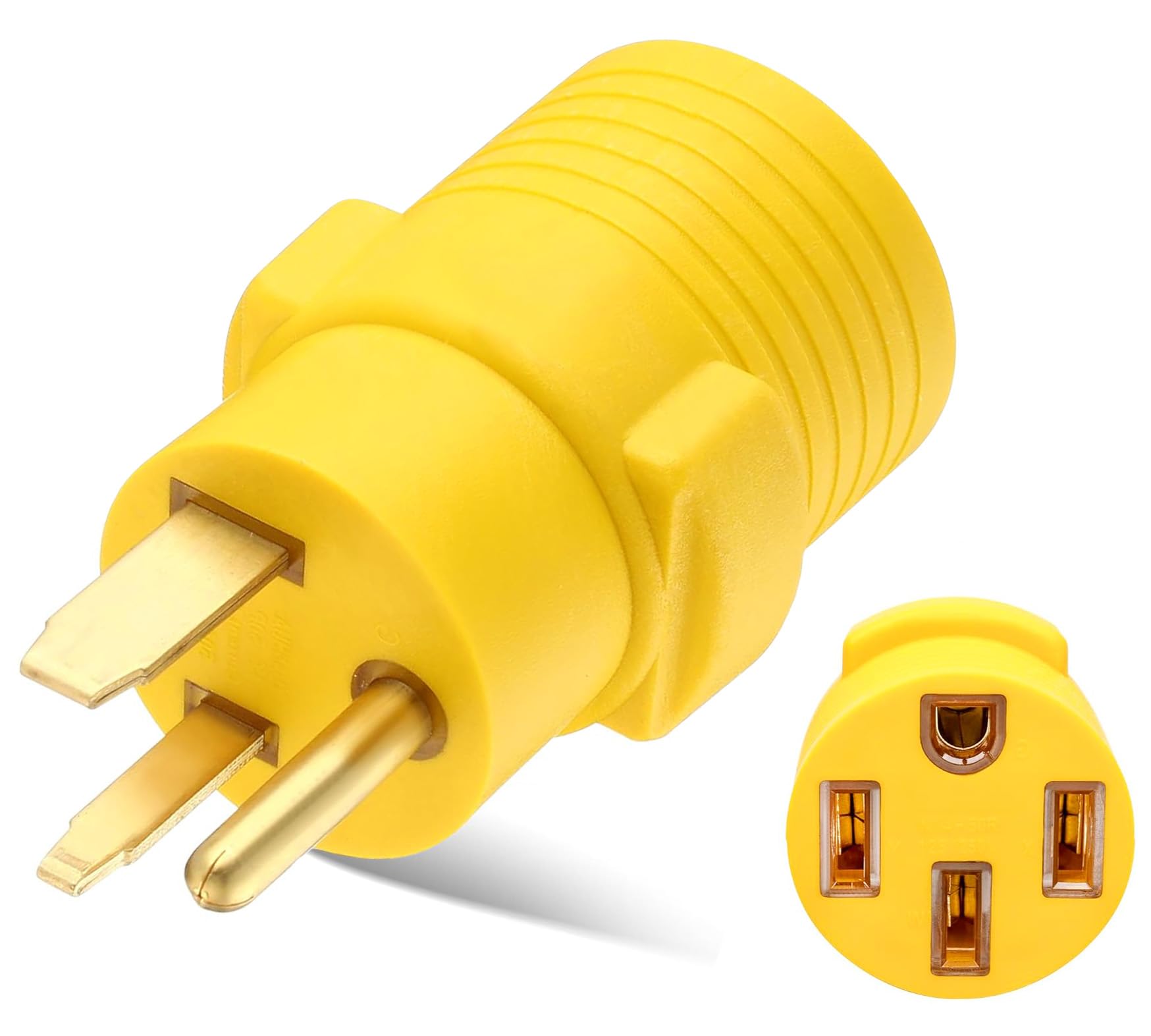 Photo 1 of EV Charger Adapter NEMA 6-50P to 14-50R forTesla Adapter Cord, 240V 50 Amp 3 Prong Welder Plug to 4 Prong EV Charging Connector, Welder Welding Dryer EV Charger Power Cord Adapter
