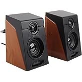 Computer Speakers, USB Powered Wired HiFi Stereo Sound PC Speakers Adjustable Volume with 3.5mm Cable, Desktop Speakers for TV Laptop Monitor
