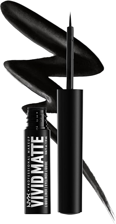 NYX Professional Makeup Eyeliner Ultra-Pigmented Liquid Liner Black Matte Finish