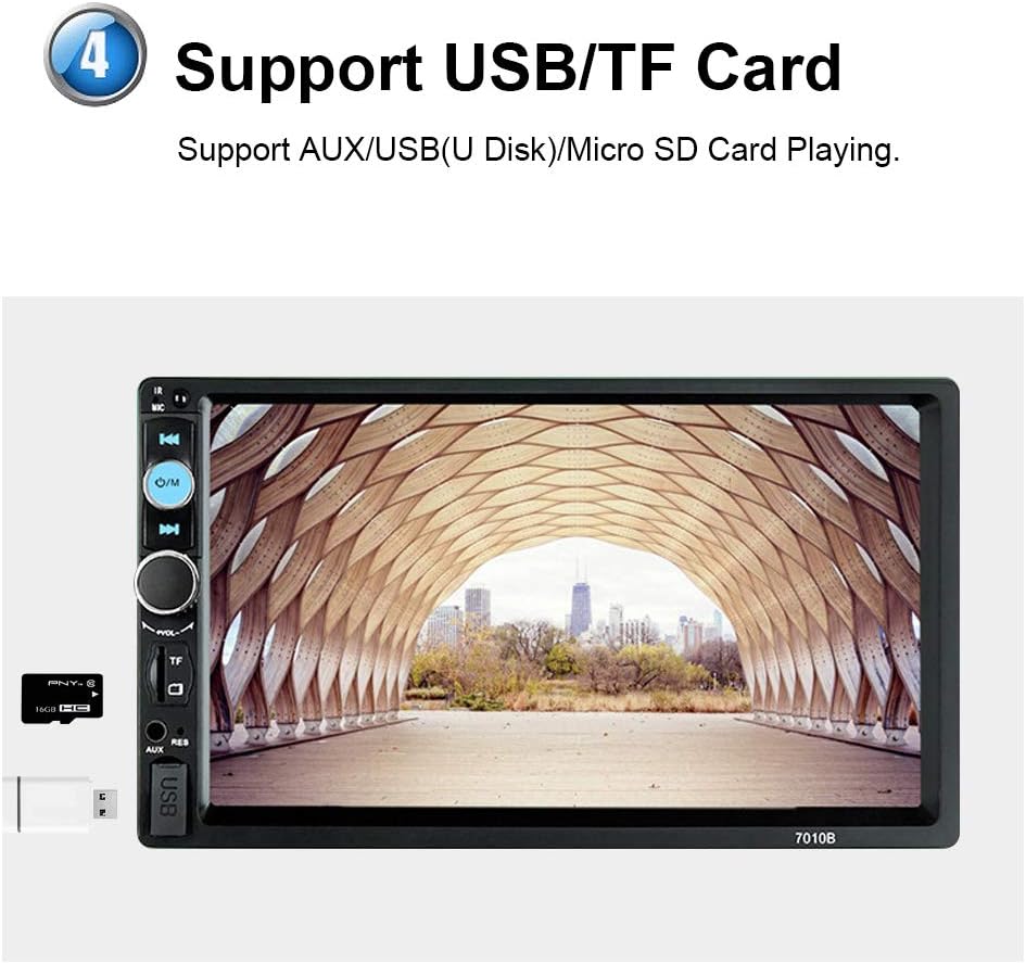 7 Double Din Car Stereo Audio MP5 Player/USB/FM/SD Multimedia